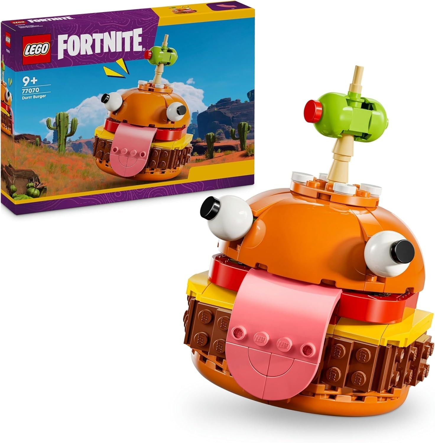 LEGO Fortnite Durrr Burger, juego de construcción de videojuego para jugadores mayores de 9 años, modelo de exhibición, figura coleccionable, regalo para niños, adolescentes y adultos, artículo de colección 77070 Juegos de construcción Besuche den LEGO-Store Default Title