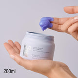 Schwarzkopf Professional BLONDME Bond Repair Purple Mask Mascarilla para cabello frío Neutraliza los tonos amarillos para cabellos teñidos, decolorados y claros Acondicionador profundo y fortalecedor 200 ml Mascarilla capilar Naty Shop