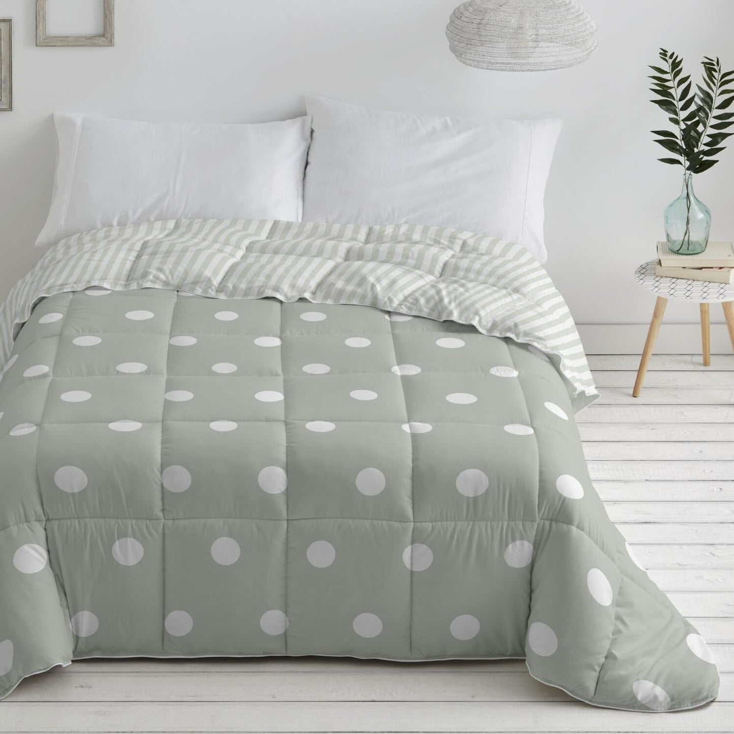 Edredón nórdico, sintético, verde menta, Ancho 150 a 160 Cm Edredones y edredones Naty Shop