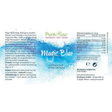 Colorante alimentario natural Magic Blue Spirulina Azul en polvo (crudo vegano) Azul oscuro a azul pastel claro - Colorante alimentario en polvo de algas ficocianinas - Colorante alimentario natural | Puro 5G