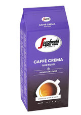 Segafredo Zanetti Caffè Crema Gustoso - Grano Entero (Pack de 1 kg) - Apto para Caffè Crema - Café en grano de tostado largo y oscuro, sabor pleno e intenso (Pack de 2)