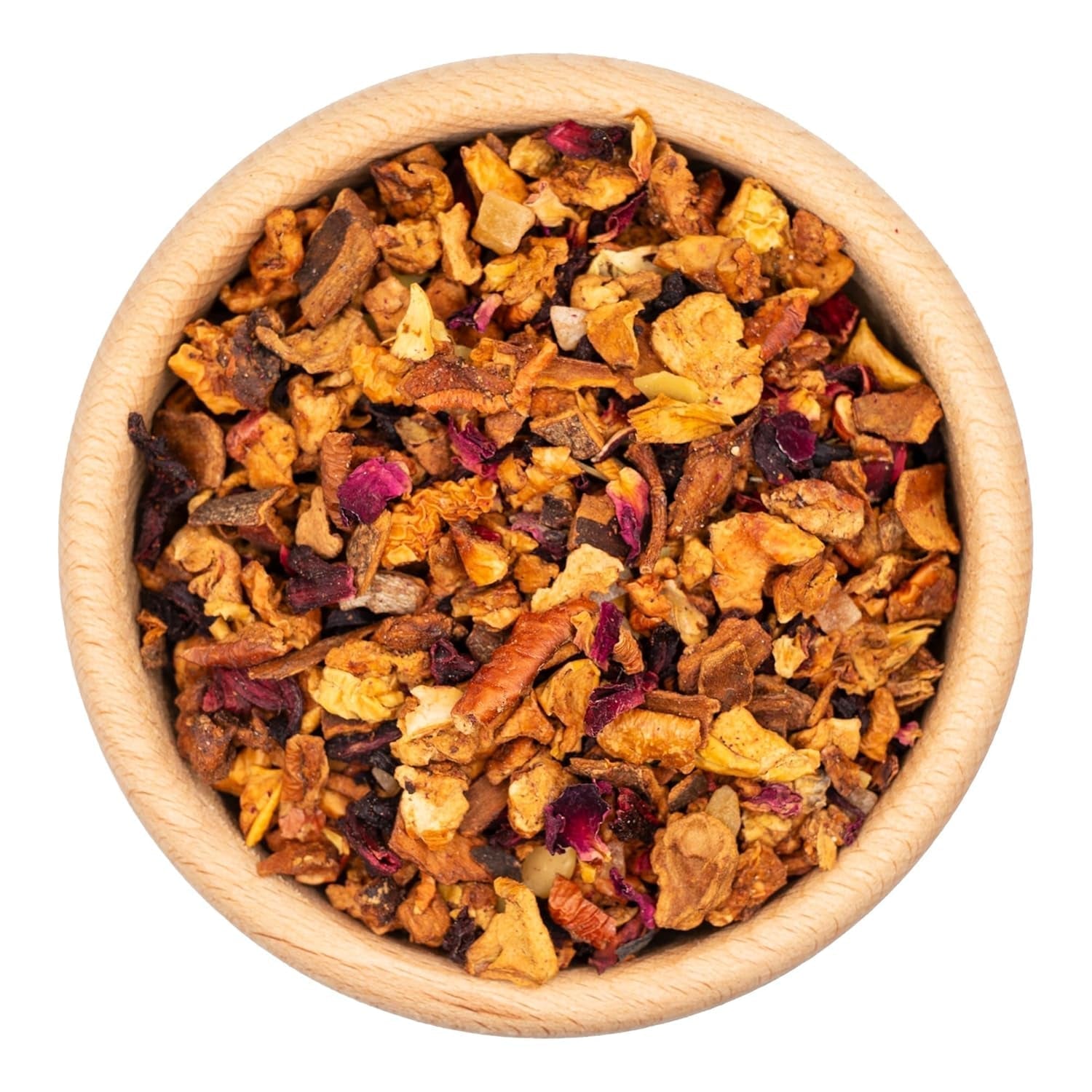 Té de Alpaca | Manzana y canela | Mezcla de infusiones de frutas | A granel | Resellable (100g)