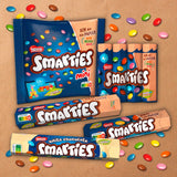 Nestlé SMARTIES Mini, lentejas pequeñas con chocolate con leche, envueltas individualmente, paquete de 16 (16 x 187 g)
