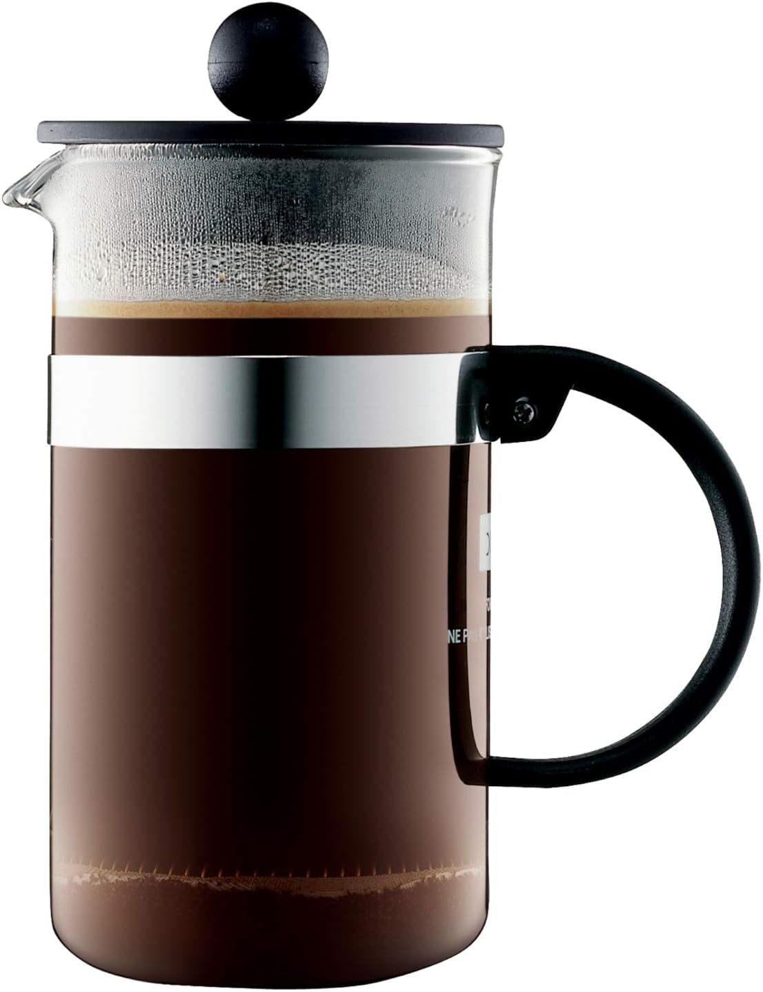 Cafetera Bodum 1582-01 bistroNOUVEAU (sistema French Press, apta para lavavajillas), 1,5 litros, negra