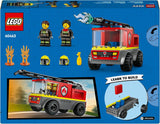 LEGO City Camión de bomberos con escalera - Camión de bomberos de juguete con 2 minifiguras de bomberos para niños y niñas a partir de 4 años - juguete educativo - regalo para preescolares 60463 Juegos de construcción Besuche den LEGO-Store