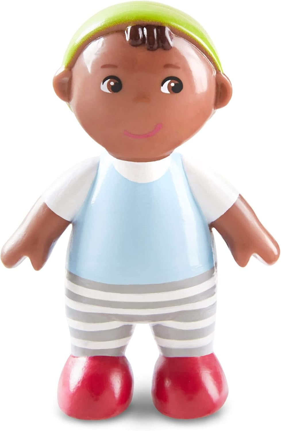 HABA 306696 - Juego de tiempo en familia Little Friends, accesorios flexibles para muñecas, a partir de 3 años