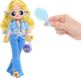 JAJAJA. ¡Sorpresa! OMG The Powerpuff Girls Puppe - Bubbles - Incluye 1 modo puppe, conjunto y accesorios incluidos, 3 por separado