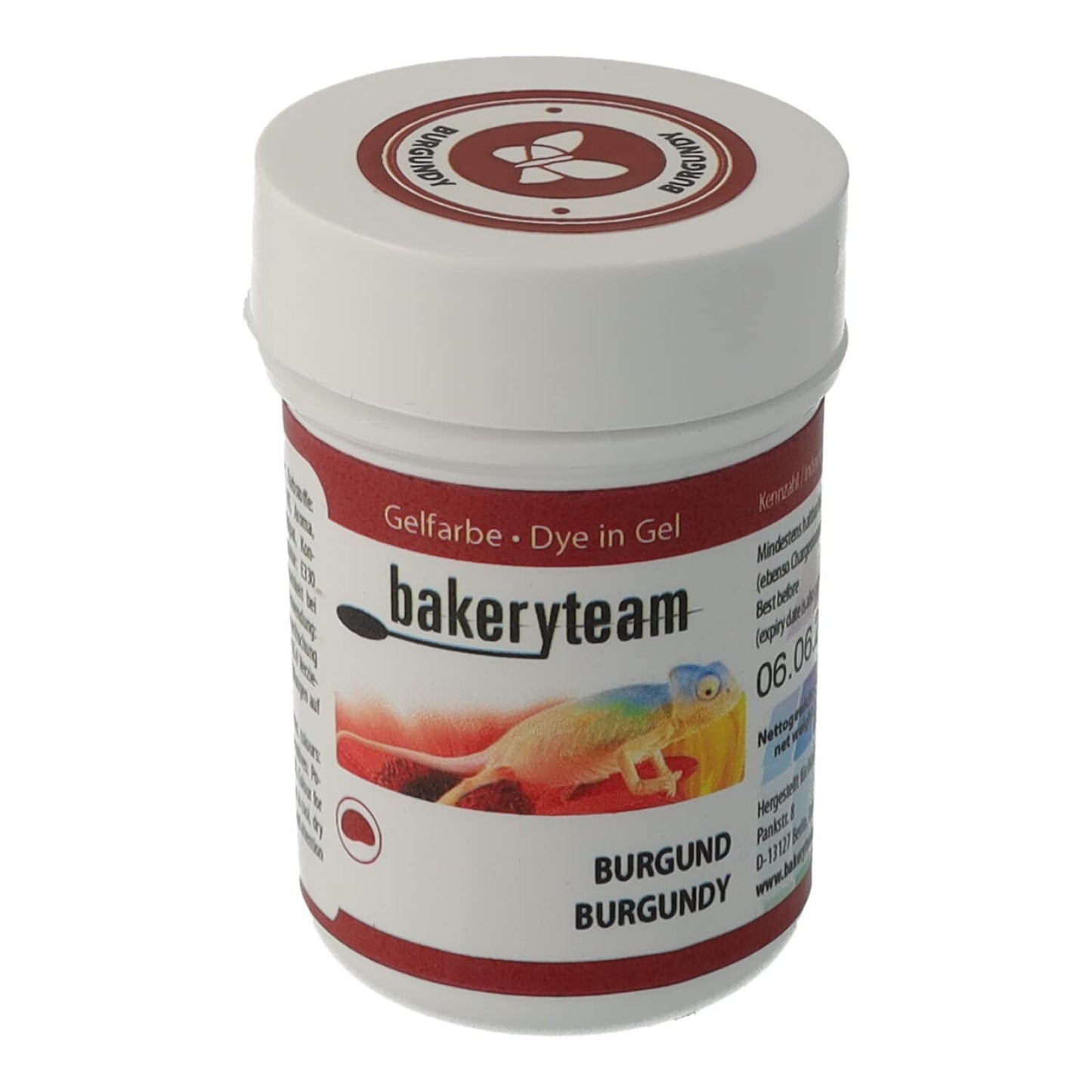 Gel colorante alimentario para glaseado Bakeryteam, amarillo claro, 35 g