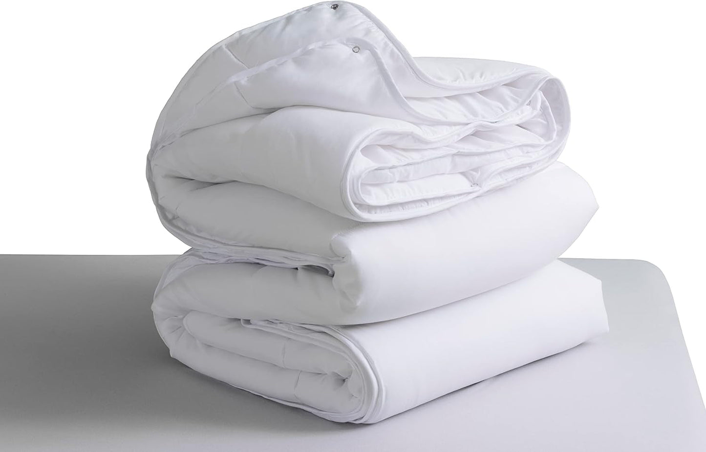 Relleno/Funda Fibra Silicona, 4 Estaciones, 125 + 250 G, Cama 180 cm (260 X 220 cm) Edredones y edredones Naty Shop Blanco Cama 180 (260X220 Cm)