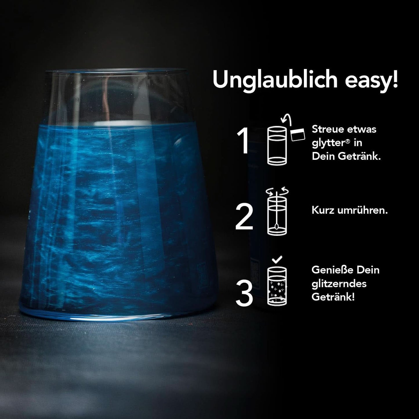 Purpurina comestible para bebidas y líquidos, 10 gramos Naty Shop