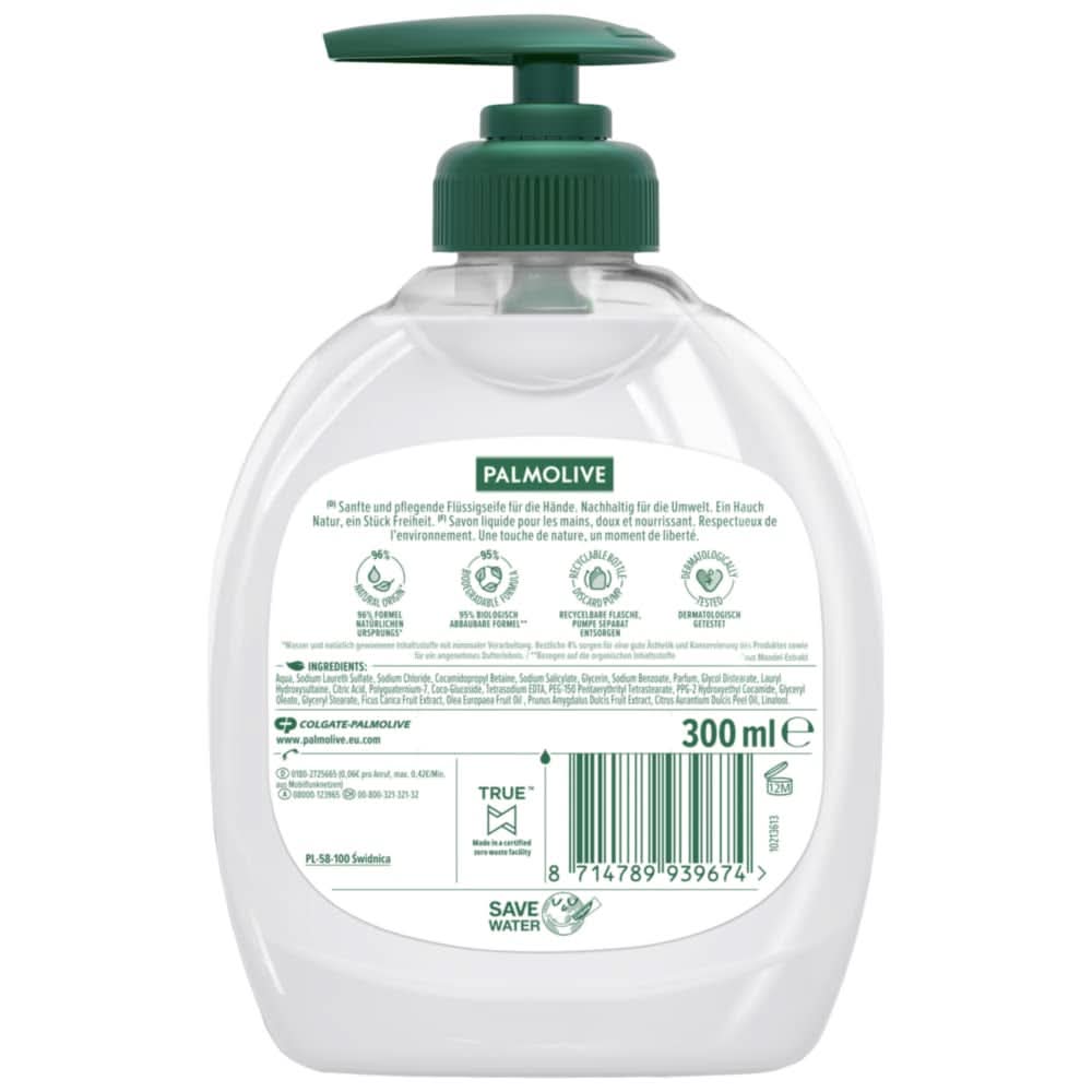 Palmolive Jabón de manos líquido, set 6 x 300 ml Naty Shop