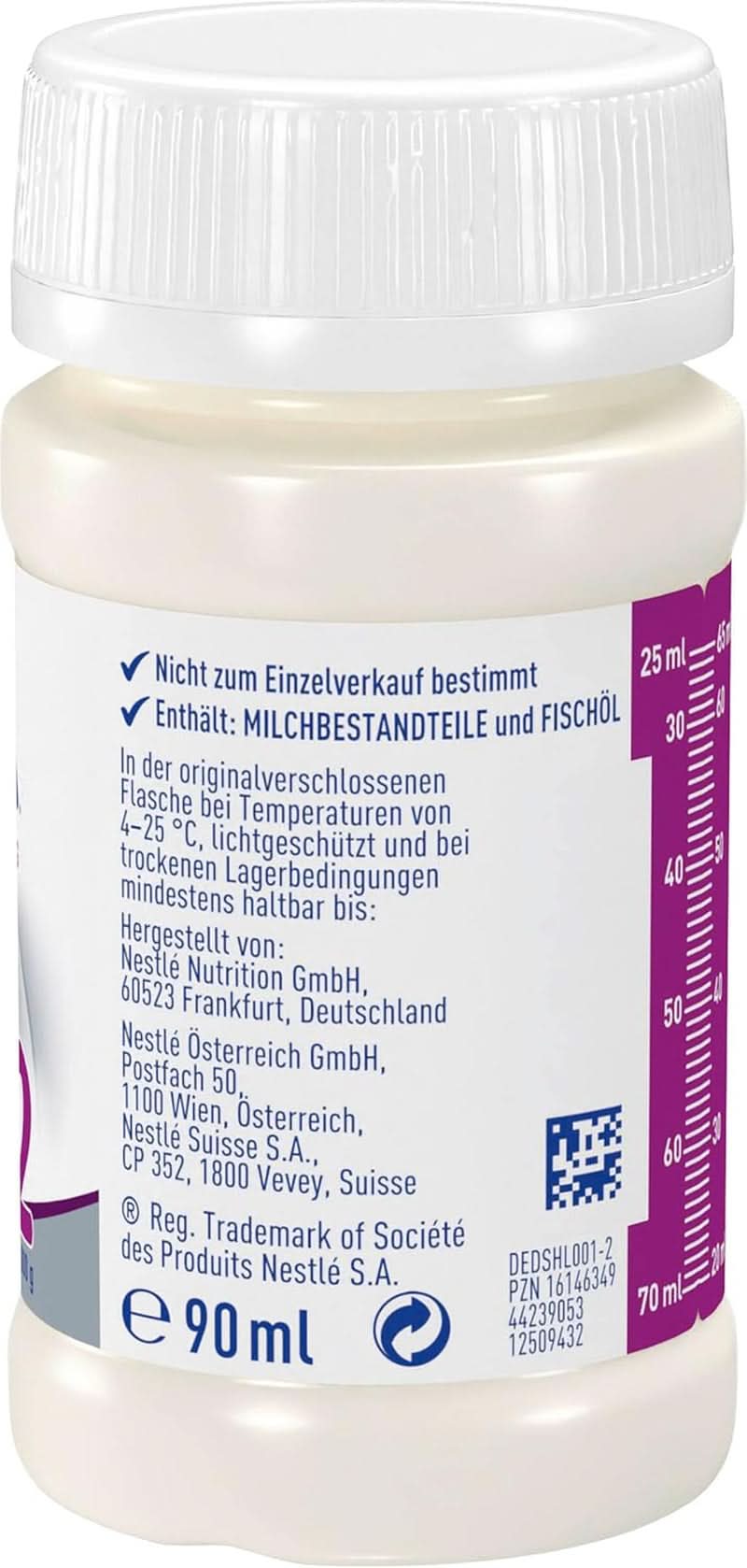 Alimento para prematuros BEBA Nivel 2, Alimento especial para prematuros y recién nacidos de bajo peso, listo para tomar, pack de 32 (32 x 90 ml) Naty Shop