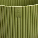 elho Vibes Fold Bowl 25 - Macetas de interior - 100% plástico reciclado - Ø 24,9 x H 12,1 cm - Verde/Ferngrün