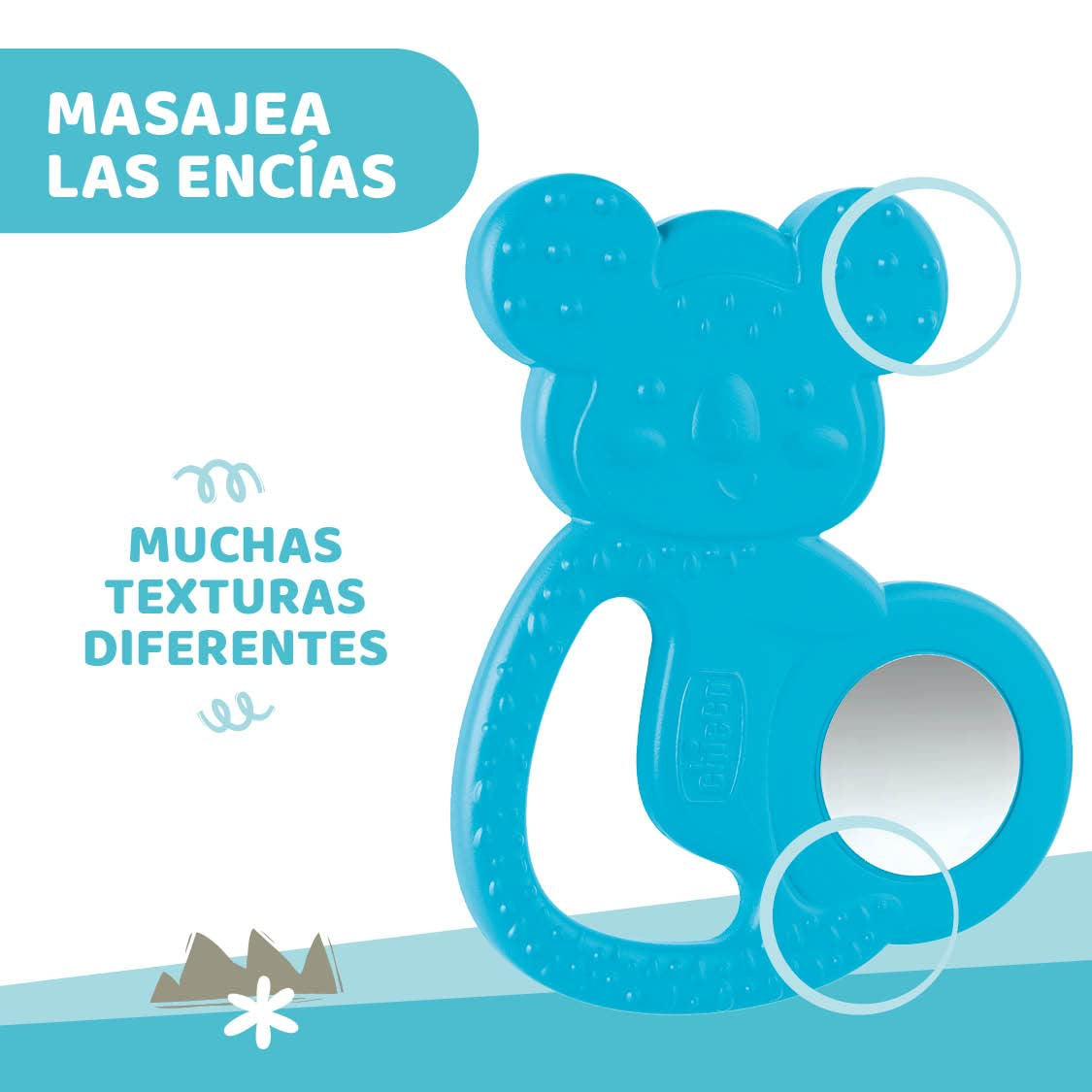 Chicco Juguete para la dentición Fresh Power 3D Koala, 4M+