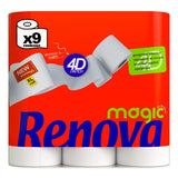 Papel higiénico Renova - 9 rollos