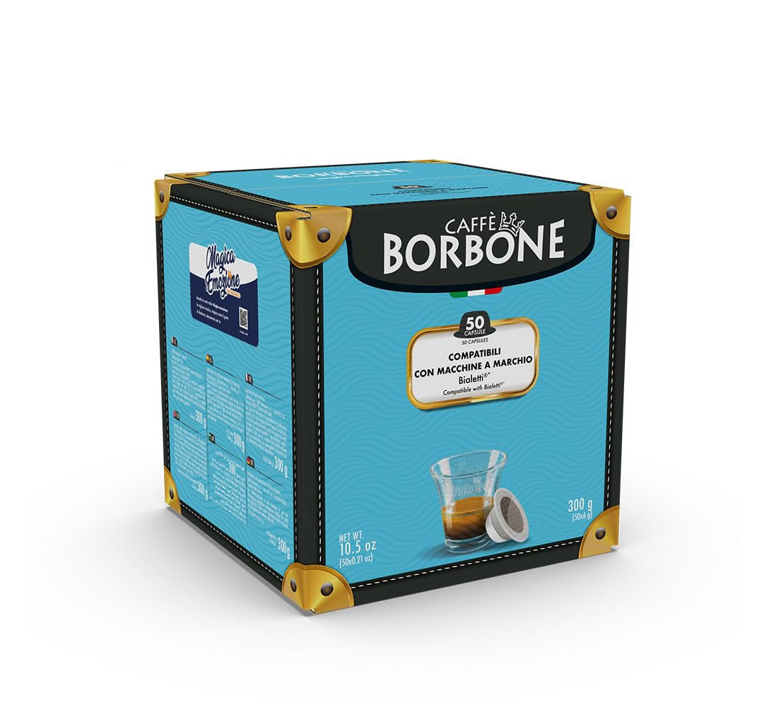 Caffè Borbone Gold-Kaffeemischung - 50 Kapseln - Compatible con Kaffeemaschinen der Marke Bialetti®*