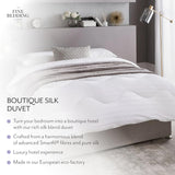 Edredón de seda boutique, ropa de cama de lujo, lavable a máquina (13,5 tog, doble) Naty Shop Quilts & Quilts