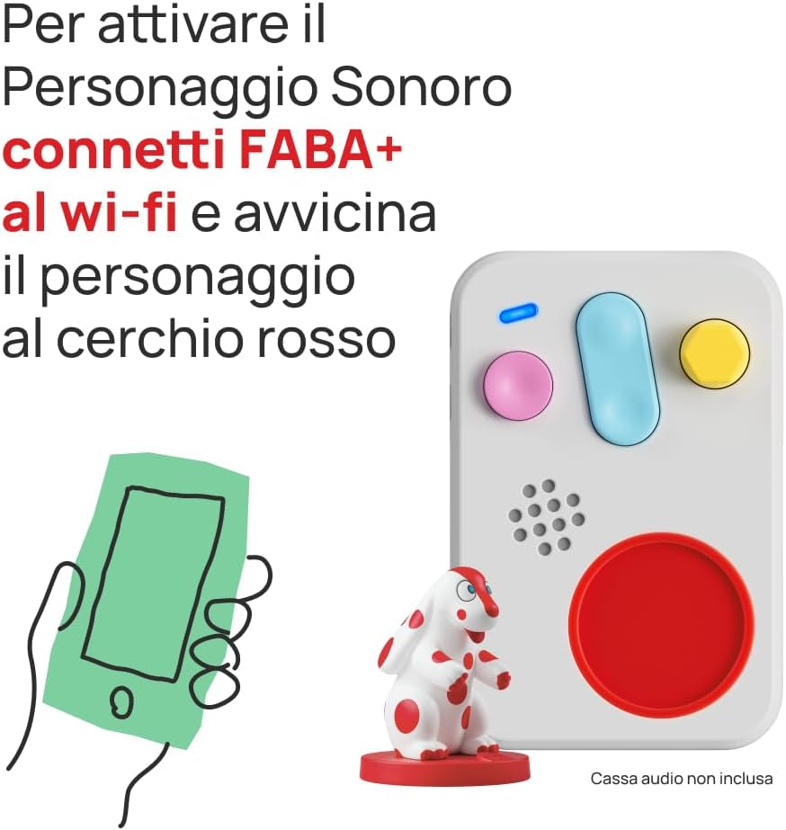Figura sonora - Cuentos de Pimpa - Cuentos y cuentos sonoros para niños y niñas de 1 a 3 años - Audible con cuentos y +, juego educativo versión italiana Bebe Toys Naty Shop