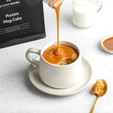 Protein Works Protein Tassenkuchen | Crema de chocolate | Este Köstliche Nachtisch es Sehr Protein- Und Ballaststoffreich| Mezcla para hornear y cocinar 500G Naty Shop