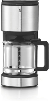 Cafetera espresso WMF Bueno con jarra de cristal, café filtrado, 10 tazas, botón encendido/apagado, sistema antigoteo, filtro oscilante, parada automática, placa calefactora, 1000W