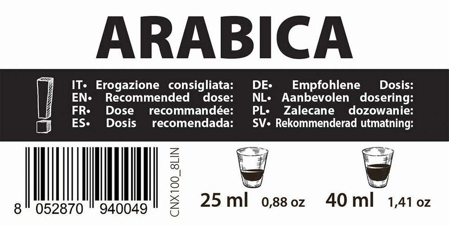 Cápsulas de Café Arábica Compatibles Nespresso 5,6g x 100 cápsulas
