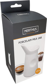 NERTHUS FIH 418 Taza de leche de porcelana 125 ml, Original, Blanco