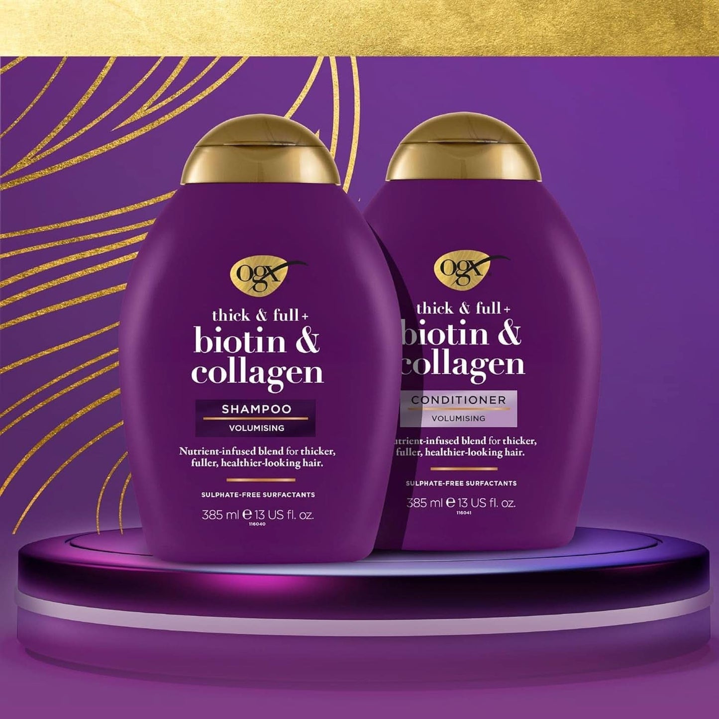 OGX Champú Biotina y Colágeno, 385 ml Ducha y baño Naty Shop