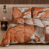 PETTI Artigiani Italiani - Edredón de invierno, Edredón de invierno, Edredón sencillo, Doble cara, Monocolor e impresión digital, 100% microfibra hipoalergénica, Made in Italy Edredones y edredones Naty Shop Floral 06 Blanco Cama individual