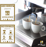 Café Crème Kaffeebohnen, würzig, kräftig, intensiv und gehaltvoll, Arábica y Robusta, Schweizer Trommelröstung, ganze Bohnen für Volllautomaten Schümli Royal 1 kg