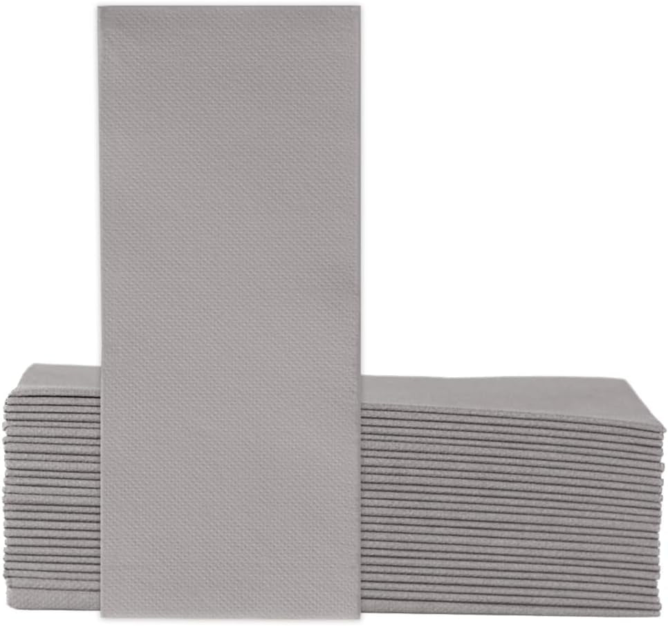 Soft Point 50 pañuelos desechables de alta calidad con pliegue 1/8, 32 x 38 cm, color champán