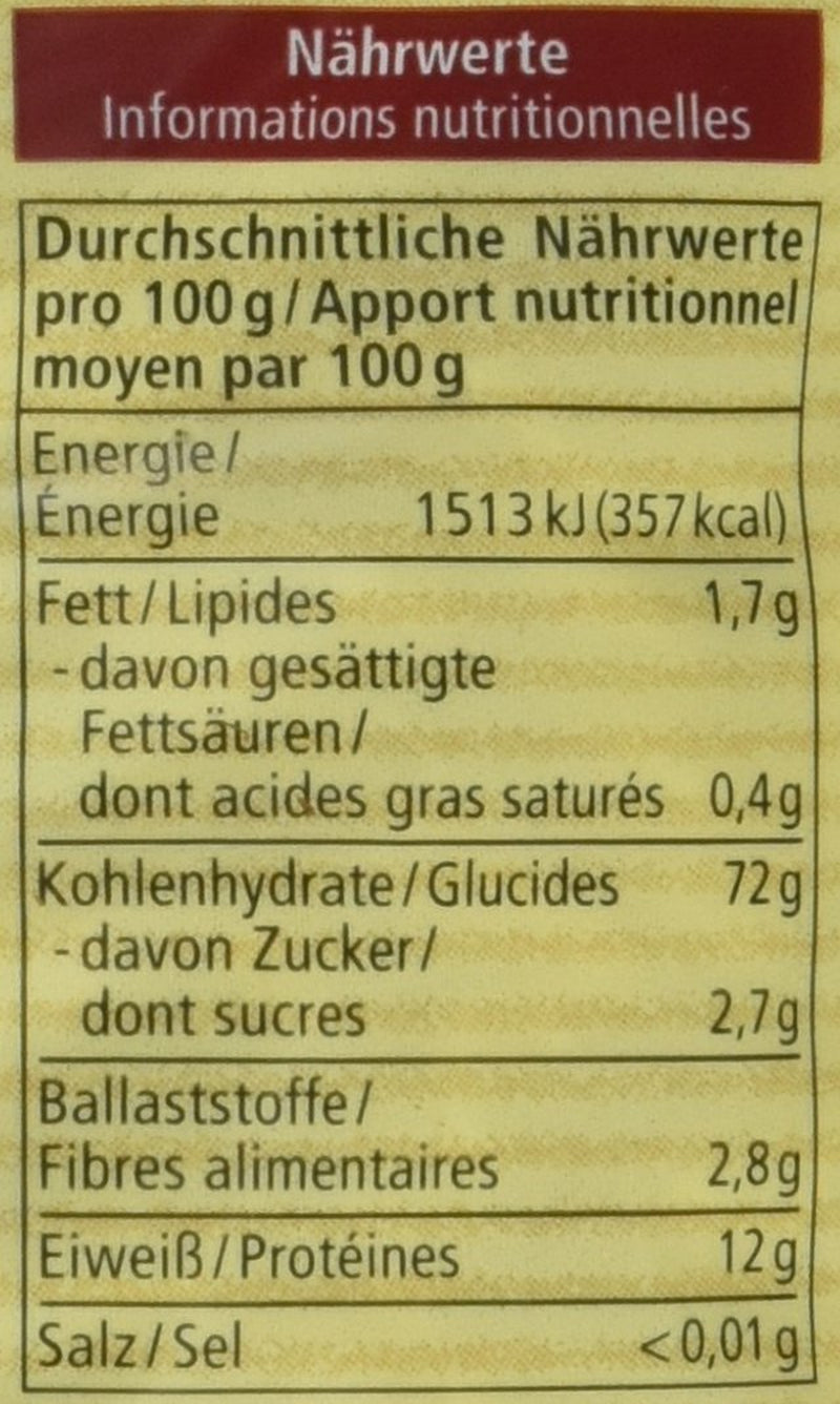 Espirales de espelta ecológica, 500g (el embalaje puede variar)