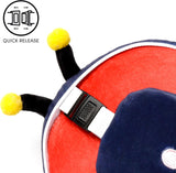 Puckator Relaxeazzz Almohada de Viaje con Máscara de Mariquita - Animales Suaves, Multicolor, 1 Unidad (Juego de 1) Naty Shop Almohadas de Viaje
