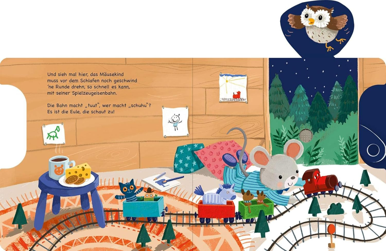 Shoo, shoo, ¡ahora tú también duermes!: Slider y 11 sonidos | Un libro innovador con sonidos deslizantes para pequeños mayores de 18 meses Bebe Naty Shop Toys