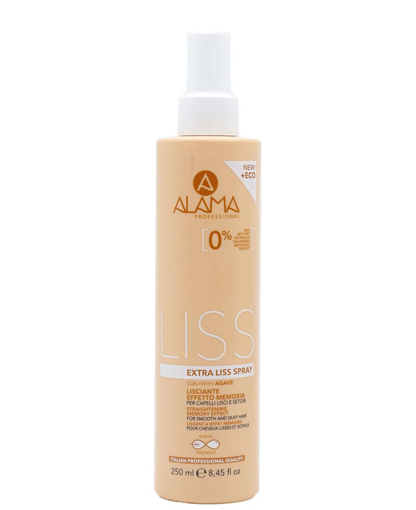 Alama Professional Alama Liss - Spray Lisciante Extra Liss Effetto Memoria Per Capelli Lisci, 250ml Productos para desenredar el cabello Naty Shop Título predeterminado