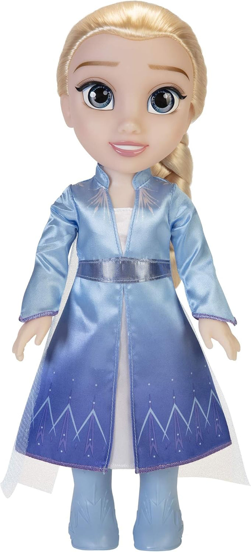 Muñeca de viaje Elsa de Frozen 2 de Disney, muñeca de 35 cm con vestido inspirado en una película de culto, botas y pelo largo trenzado para mayor diversión a la hora de jugar, para niñas a partir de 3 años