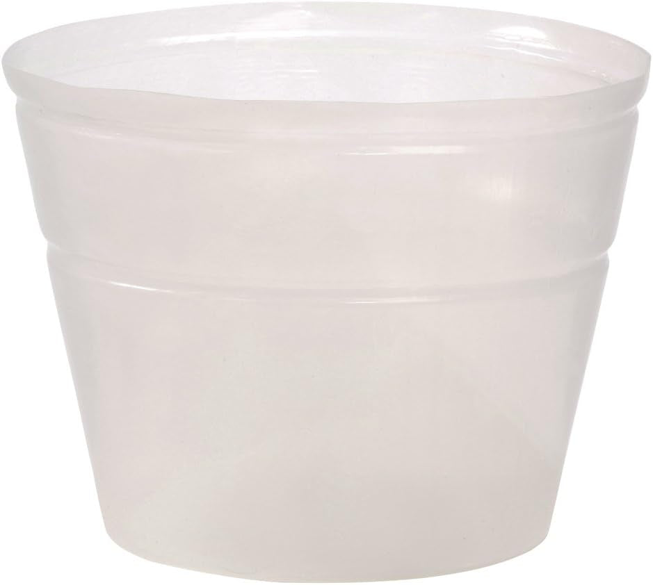 Soporte para ollas Dehner, flexible, Ø 40 cm, altura 31 cm, plástico, transparente