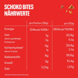 Bocaditos de chocolate NEOH | Sin azúcares añadidos, 100kcal por ración, trozos crujientes con relleno cremoso de avellanas y cacao, perfecto para llevar o como sustituto del muesli | Keto, bajo en carbohidratos | Paquete de 3 x 29 g