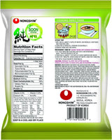 NONGSHIM - Fideos instantáneos Soon Veggie Ramyun - 6 x 112 g - Paquete múltiple