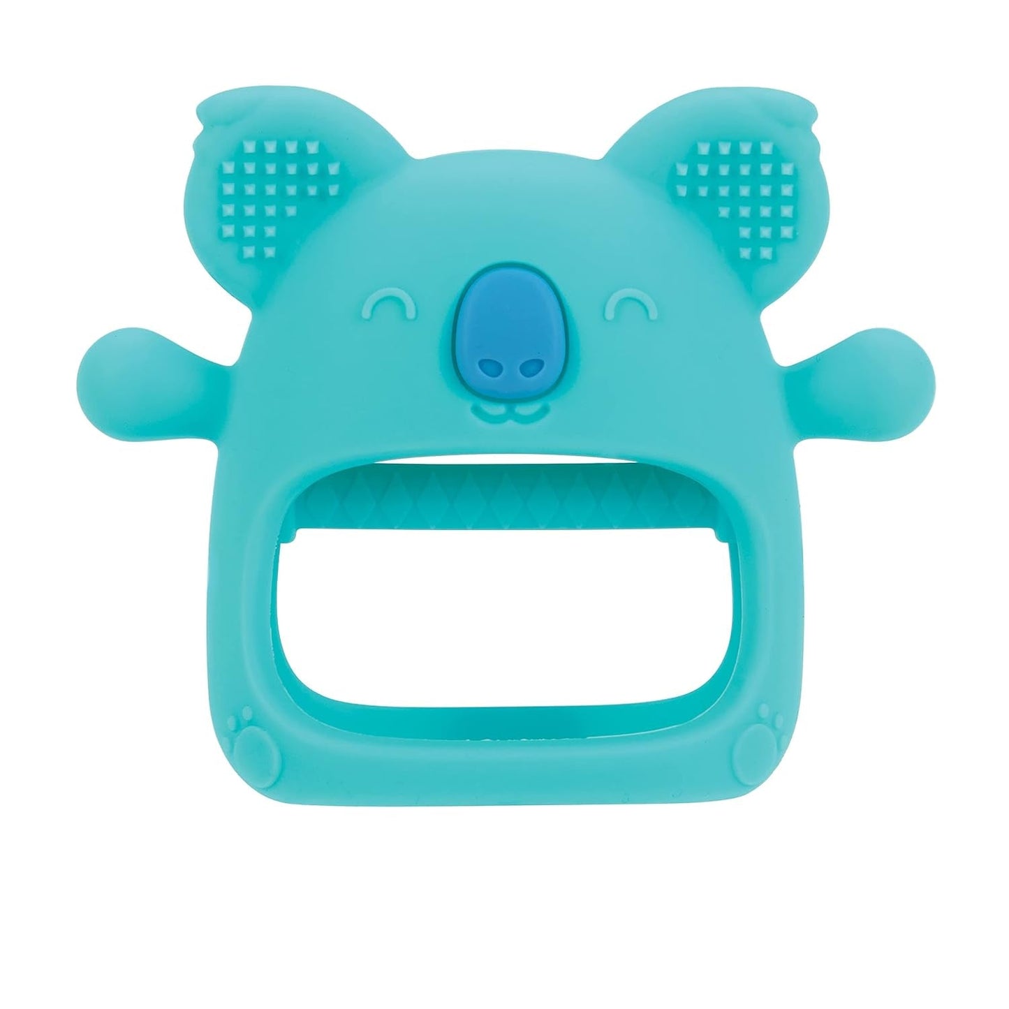 Nuby - Guante Dental de Silicona, Sin BPA, Koala Azul, 3 meses en adelante