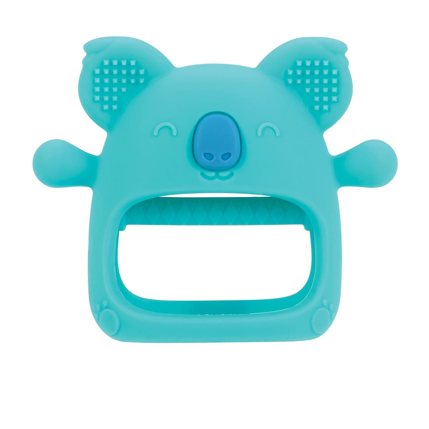 Nuby - Guante Dental de Silicona, Sin BPA, Koala Azul, 3 meses en adelante