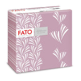 Fato - Servilletas de papel seco, airlaid, efecto textil, paquete de 50 servilletas, 40X40 plegadas en formato 4, Tropicana Decor