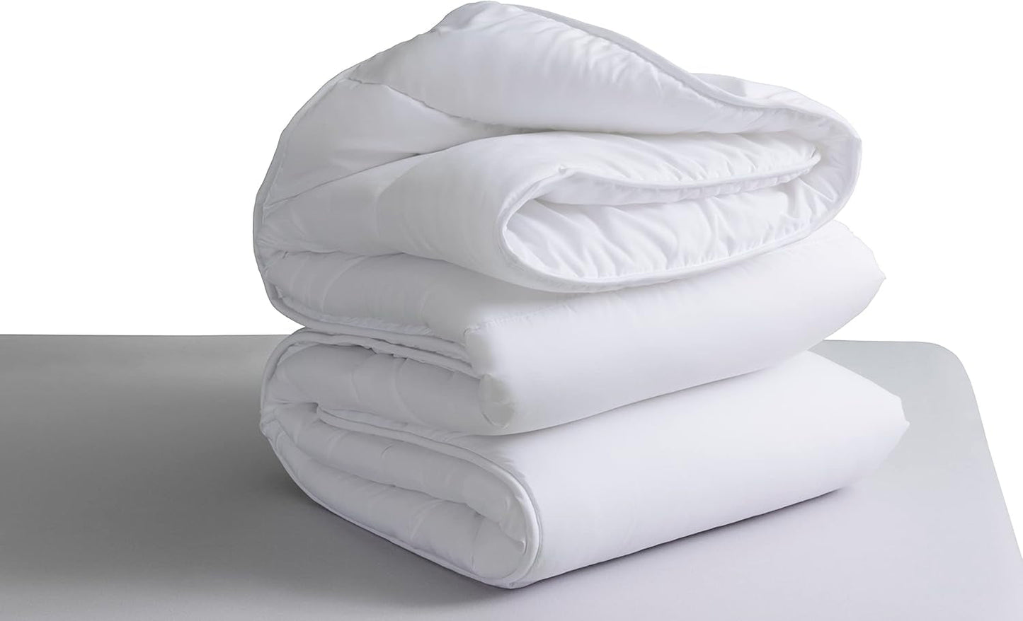 Edredón de fibras siliconadas, tratamiento aloe vera, 300 G, otoño/invierno, para cama de 90 cm (150 X 220 cm) Edredones y edredones Naty Shop Blanco Cama 90 (150X220 Cm)