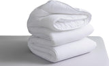 Edredón de fibras siliconadas, tratamiento aloe vera, 300 G, otoño/invierno, para cama de 90 cm (150 X 220 cm) Edredones y edredones Naty Shop Blanco Cama 90 (150X220 Cm)