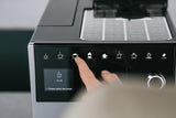 Melitta CI Touch: cafetera espresso totalmente automática con sistema de leche, cafetera espresso con molinillo de café integrado y espumador de leche, p. para espresso o capuchino, plateado