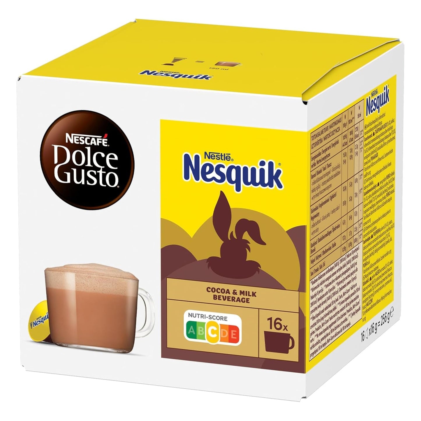 NESCAFÉ DOLCE GUSTO NESQUIK Kakaokapseln Paquete de 3 (3 x 16 Kapseln)