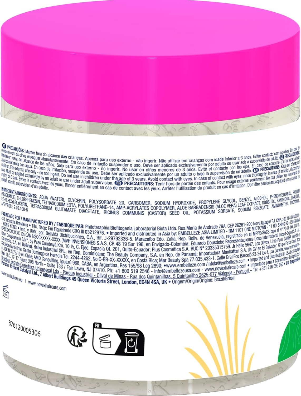 Goma para el pelo NOVEX Mis Pequeños Rizos Infantil - Baño y Cuidado Naty Shop