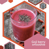 ERBOTECH Goji Berries 200 g, bayas de goji con alto contenido en vitaminas, frutos secos sin azúcar ni azufre, superalimentos naturales y ricos en energía, Made in Italy Productos deshidratados Naty Shop
