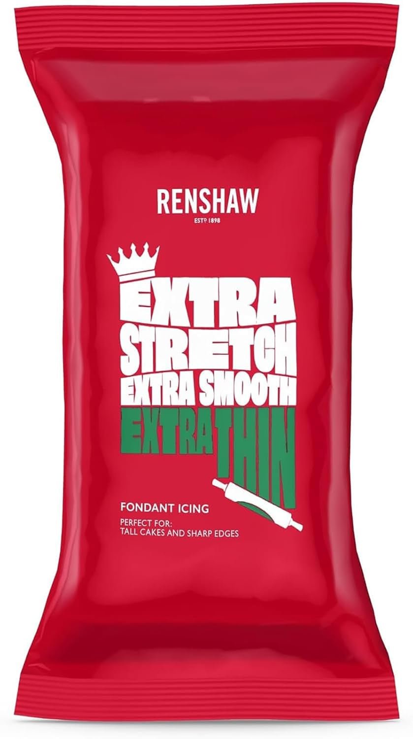 Extra Fondant Verde 1kg - Fondant extra elástico con sabor a vainilla, perfecto para cubrir tartas - Verde - 1 kg Pasta de azúcar Naty Shop Default Title