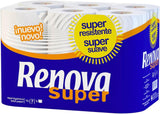 Papel higiénico Renova Super White - 12 rollos