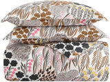 MARIMEKKO Juego de ropa de cama Queen, ropa de cama de percal de algodón con fundas de almohada a juego, decoración del hogar durante todo el año (Pieni Letto, multicolor, cama tamaño queen) Naty Shop Edredones y edredones